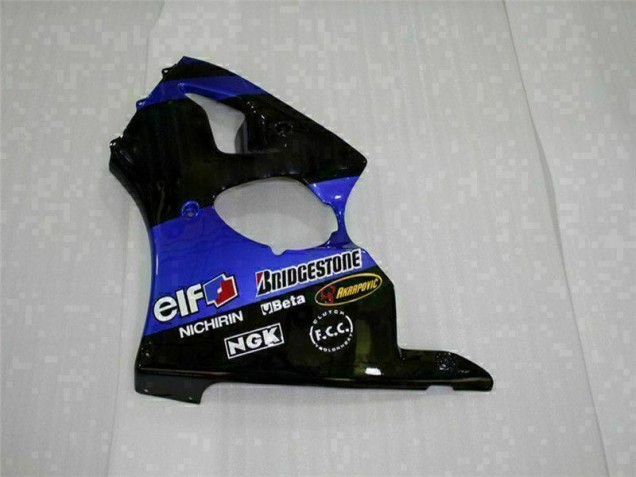 Azul Kits Carenagem Moto Kawasaki ZX6R 00-02