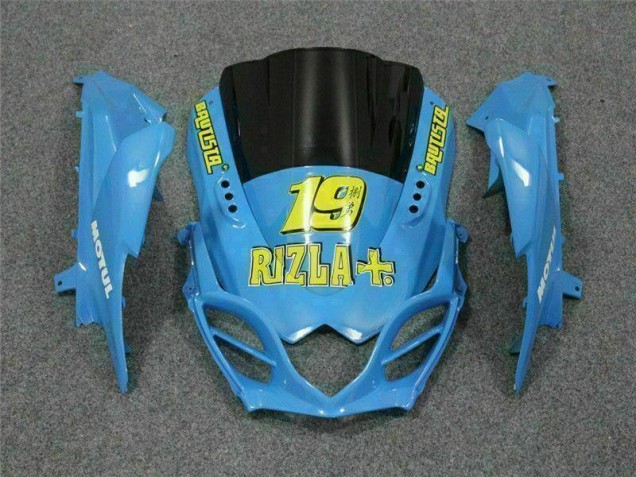Azul Kits Carenagem Moto Suzuki GSXR 1000 K9 09-16 Azul Kits Carenagem Moto Suzuki GSXR 1000 K9 09-16