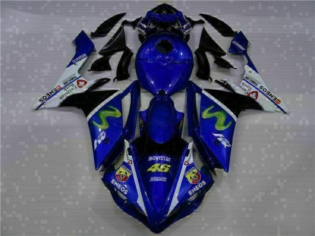 Azul Kits Carenagem Moto Yamaha R1 07-08 Azul Kits Carenagem Moto Yamaha R1 07-08