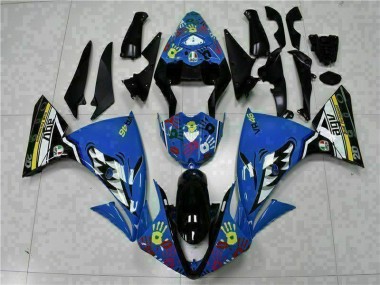 Azul Kits Carenagem Moto Yamaha R1 09-11