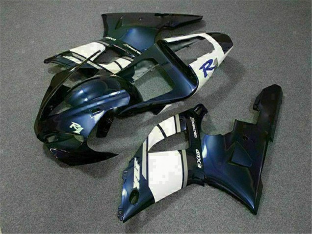 Azul Kits Completo Carenagem Moto Yamaha R1 00-01