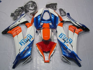 Azul Laranja Carenagem Moto Kawasaki ZX10R 11-15