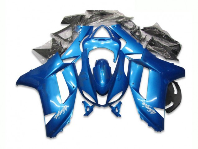 Azul Moto Plástico Kawasaki ZX6R 07-08 Azul Moto Plástico Kawasaki ZX6R 07-08