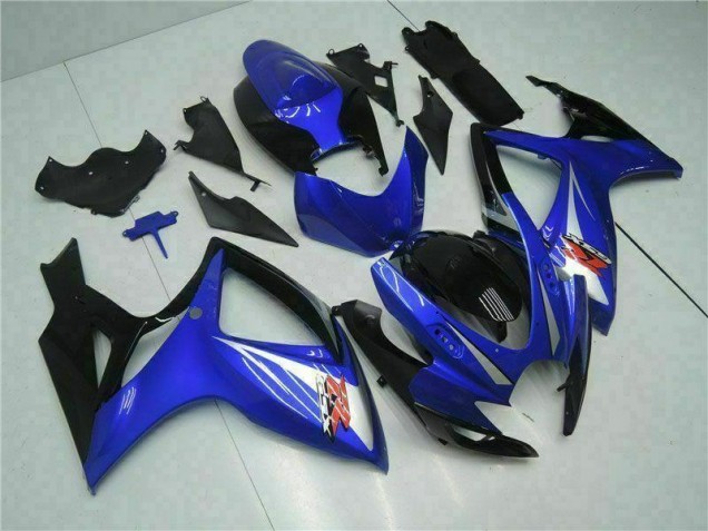 Azul Moto Plástico Suzuki GSXR 600 / 750 K6 06-07