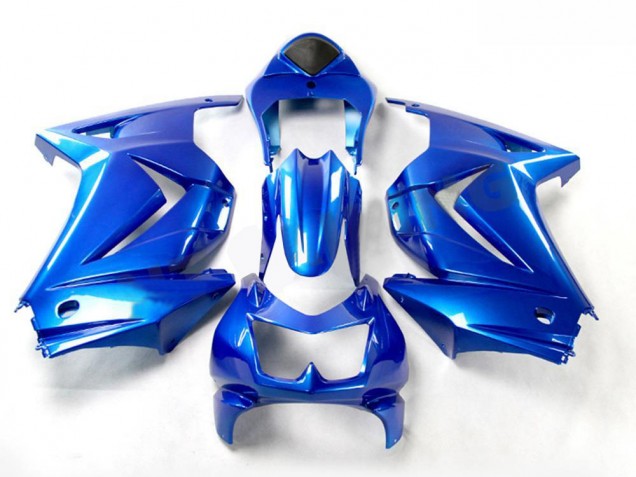 Azul Moto Plásticos Kawasaki EX250 08-12 Azul Moto Plásticos Kawasaki EX250 08-12