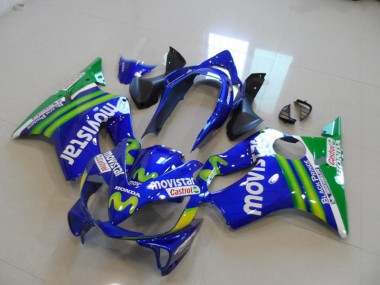 Azul Movistar Castrol Carenagem Moto Honda CBR 600 F4i 04-07