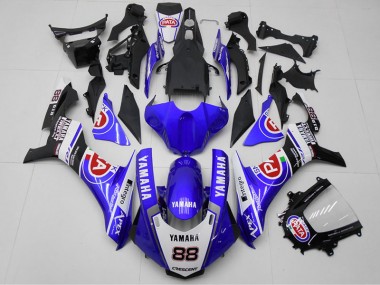Azul PATA 88 Carenagem Moto Yamaha R1 15-19