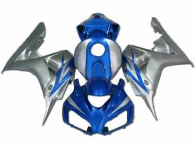 Azul Prata Carenagem Moto Honda CBR 1000RR 06-07