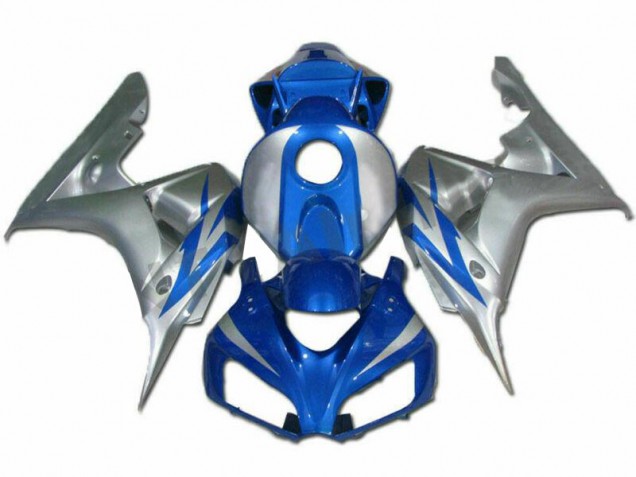 Azul Prata Carenagem Moto Honda CBR 1000RR 06-07 Azul Prata Carenagem Moto Honda CBR 1000RR 06-07