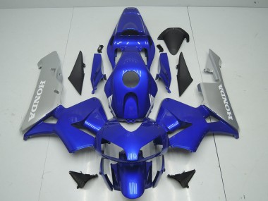 Azul Prata Carenagem Moto Honda CBR 600RR 03-04