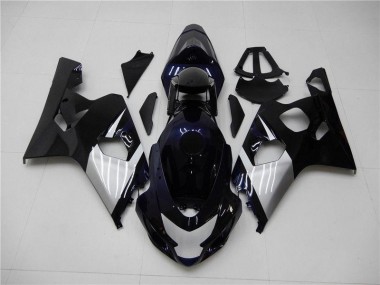 Azul Prata Carenagem Moto Suzuki GSXR 600 / 750 K4 04-05