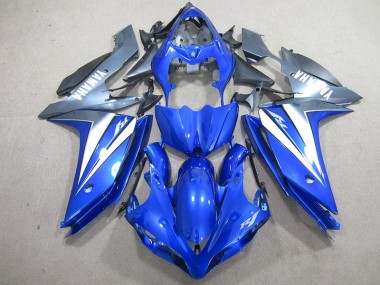 Azul Prata Carenagem Moto Yamaha R1 07-08