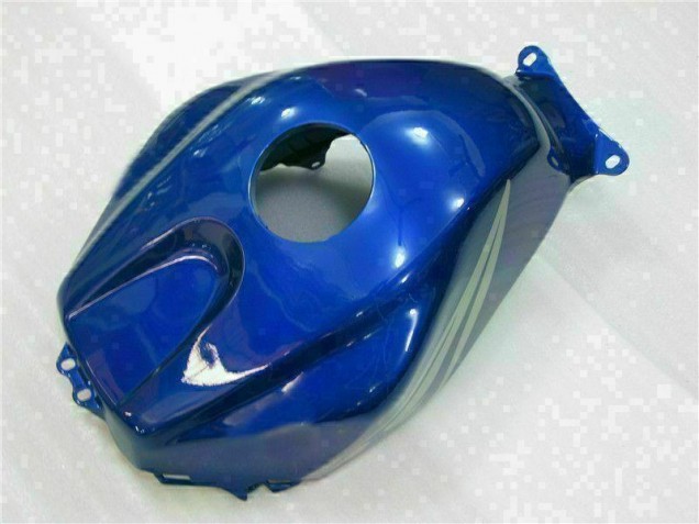Azul & Prata Chama Carenagem Moto Honda CBR 600RR 03-04 Azul & Prata Chama Carenagem Moto Honda CBR 600RR 03-04