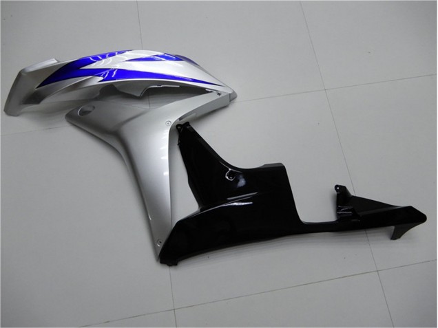 Azul Prata Preto Carenagem Moto Honda CBR 600RR 07-08 Azul Prata Preto Carenagem Moto Honda CBR 600RR 07-08