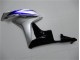 Azul Prata Preto Carenagem Moto Honda CBR 600RR 07-08 Azul Prata Preto Carenagem Moto Honda CBR 600RR 07-08