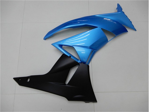 Azul Preto Abs Carenagem Moto Kawasaki ZX6R 09-12 Azul Preto Abs Carenagem Moto Kawasaki ZX6R 09-12