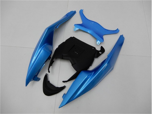 Azul Preto Abs Carenagem Moto Kawasaki ZX6R 09-12 Azul Preto Abs Carenagem Moto Kawasaki ZX6R 09-12