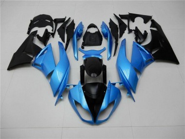 Azul Preto Abs Carenagem Moto Kawasaki ZX6R 09-12