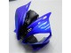 Azul Preto Abs Carenagem Moto Yamaha R6 06-07 Azul Preto Abs Carenagem Moto Yamaha R6 06-07
