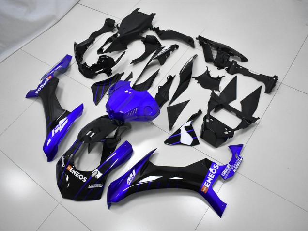 Azul Preto Abs Carenagem Moto Yamaha R6 98-02