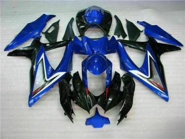 Azul Preto Abs Kit Carenagem & Plásticos Moto Suzuki GSXR 600 / 750 K8 08-10
