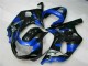 Azul Preto Abs Kits Completos Carenagem Moto Suzuki GSXR 600 / 750 K1 K2 K3 01-03 Azul Preto Abs Kits Completos Carenagem Moto Suzuki GSXR 600 / 750 K1 K2 K3 01-03