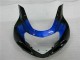 Azul Preto Abs Kits Completos Carenagem Moto Suzuki GSXR 600 / 750 K1 K2 K3 01-03 Azul Preto Abs Kits Completos Carenagem Moto Suzuki GSXR 600 / 750 K1 K2 K3 01-03