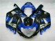 Azul Preto Abs Kits Completos Carenagem Moto Suzuki GSXR 600 / 750 K1 K2 K3 01-03 Azul Preto Abs Kits Completos Carenagem Moto Suzuki GSXR 600 / 750 K1 K2 K3 01-03