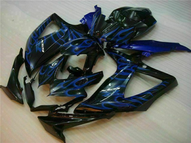 Azul Preto Abs Kits Completos Carenagem Moto Suzuki GSXR 600 / 750 K8 08-10 Azul Preto Abs Kits Completos Carenagem Moto Suzuki GSXR 600 / 750 K8 08-10