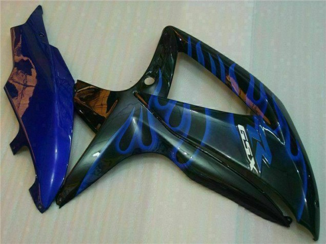Azul Preto Abs Kits Completos Carenagem Moto Suzuki GSXR 600 / 750 K8 08-10 Azul Preto Abs Kits Completos Carenagem Moto Suzuki GSXR 600 / 750 K8 08-10