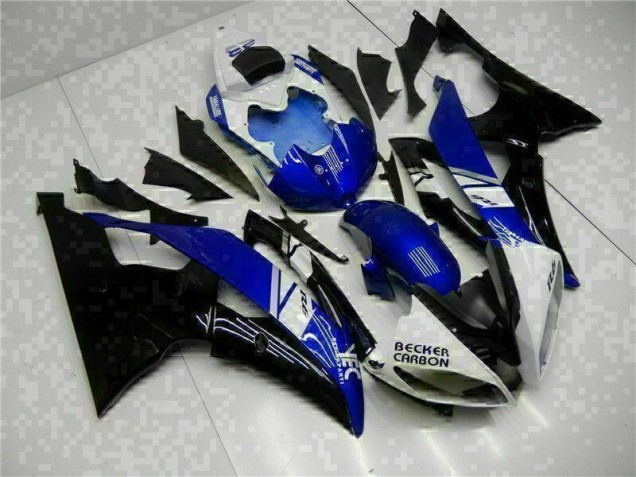 Azul Preto Abs Kits Completos Carenagem Moto Yamaha R6 08-16 Azul Preto Abs Kits Completos Carenagem Moto Yamaha R6 08-16