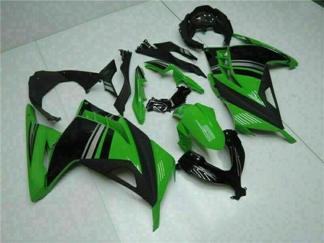 Azul Preto Abs Moto Plástico Kawasaki EX300 13-16