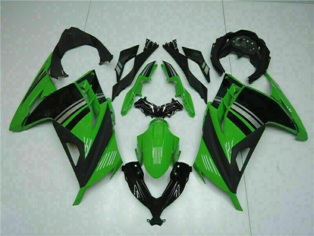 Azul Preto Abs Moto Plástico Kawasaki EX300 13-16