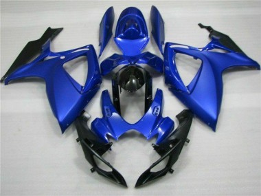 Azul Preto Abs Moto Plásticos Suzuki GSXR 600 / 750 K6 06-07