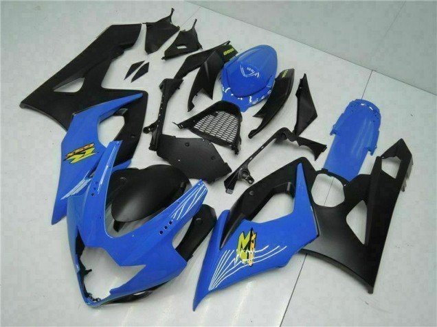 Azul Preto Abs Motocicleta Plástico Suzuki GSXR 1000 K5 05-06