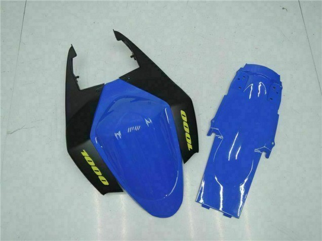 Azul Preto Abs Motocicleta Plástico Suzuki GSXR 1000 K5 05-06