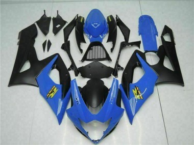 Azul Preto Abs Motocicleta Plástico Suzuki GSXR 1000 K5 05-06