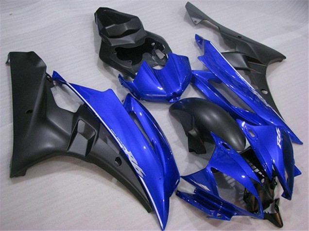 Azul Preto Abs Motocicleta Plástico Yamaha R6 06-07 Azul Preto Abs Motocicleta Plástico Yamaha R6 06-07