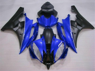 Azul Preto Abs Motocicleta Plástico Yamaha R6 06-07