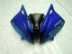 Azul Preto Abs Motocicleta Plásticos Yamaha R6 06-07 Azul Preto Abs Motocicleta Plásticos Yamaha R6 06-07