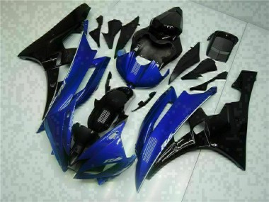Azul Preto Abs Motocicleta Plásticos Yamaha R6 06-07