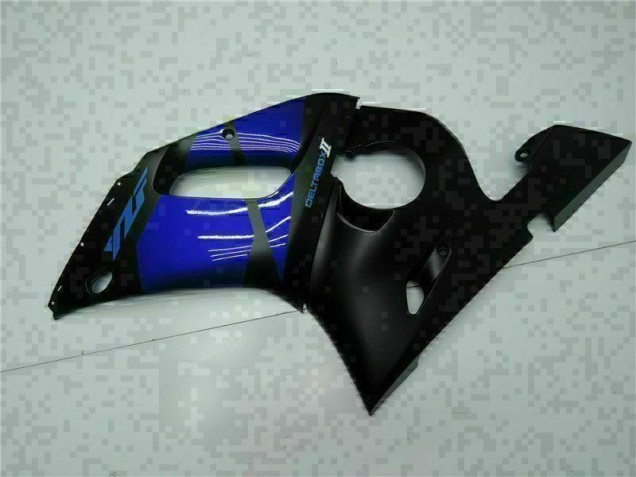 Azul Preto Abs Motocicleta Plásticos Yamaha R6 98-02 Azul Preto Abs Motocicleta Plásticos Yamaha R6 98-02