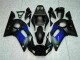 Azul Preto Abs Motocicleta Plásticos Yamaha R6 98-02 Azul Preto Abs Motocicleta Plásticos Yamaha R6 98-02