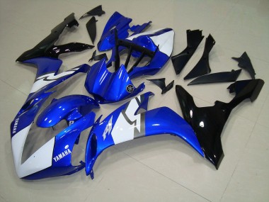 Azul Preto Branco Carenagem Moto Yamaha R1 04-06