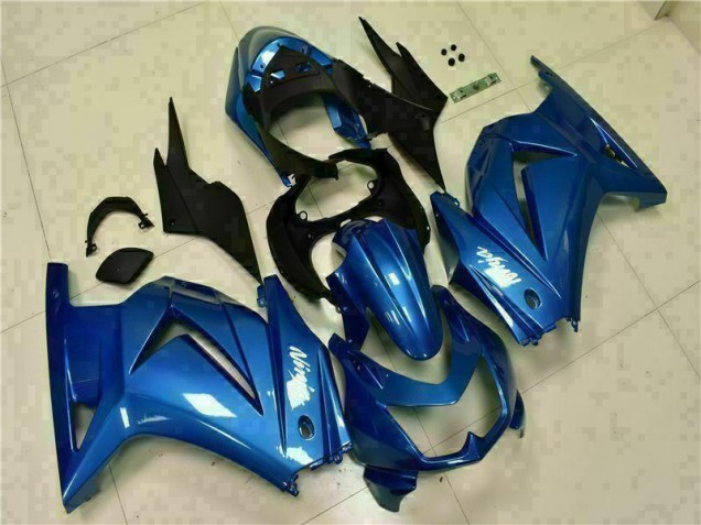 Azul Preto Branco Ninja Carenagem & Plástico Moto Kawasaki EX250 08-12 Azul Preto Branco Ninja Carenagem & Plástico Moto Kawasaki EX250 08-12