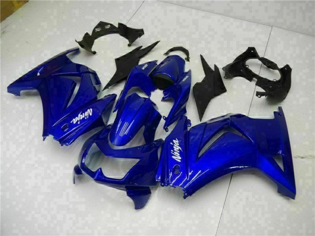 Azul Preto Branco Ninja Kit Carenagem Moto Kawasaki EX250 08-12 Azul Preto Branco Ninja Kit Carenagem Moto Kawasaki EX250 08-12