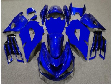 Azul Preto Carenagem Moto Kawasaki ZX14R ZZR 1400 12-21