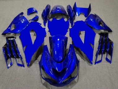 Azul Preto Carenagem Moto Kawasaki ZX14R ZZR 1400 12-21