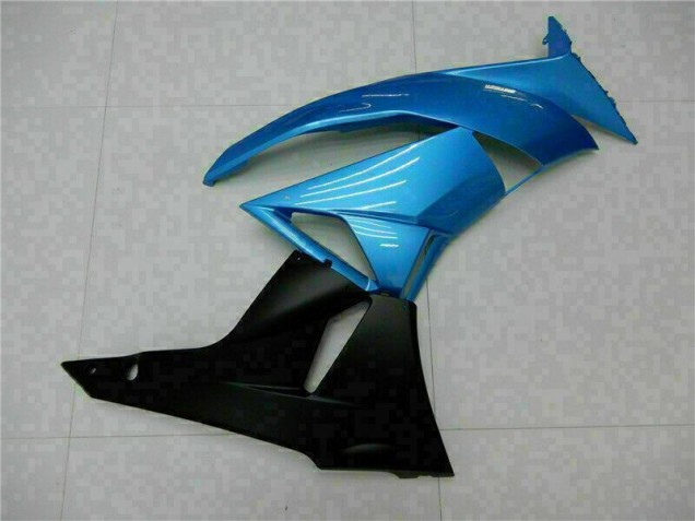 Azul Preto Carenagem Moto & Plástico Moto Kawasaki ZX6R 13-18 Azul Preto Carenagem Moto & Plástico Moto Kawasaki ZX6R 13-18