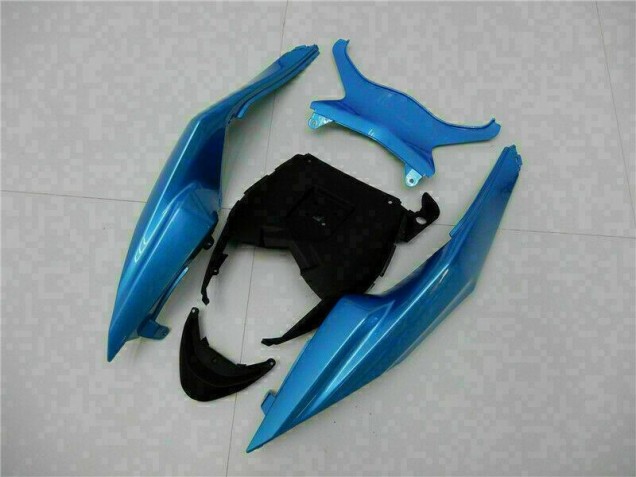 Azul Preto Carenagem Moto & Plástico Moto Kawasaki ZX6R 13-18 Azul Preto Carenagem Moto & Plástico Moto Kawasaki ZX6R 13-18
